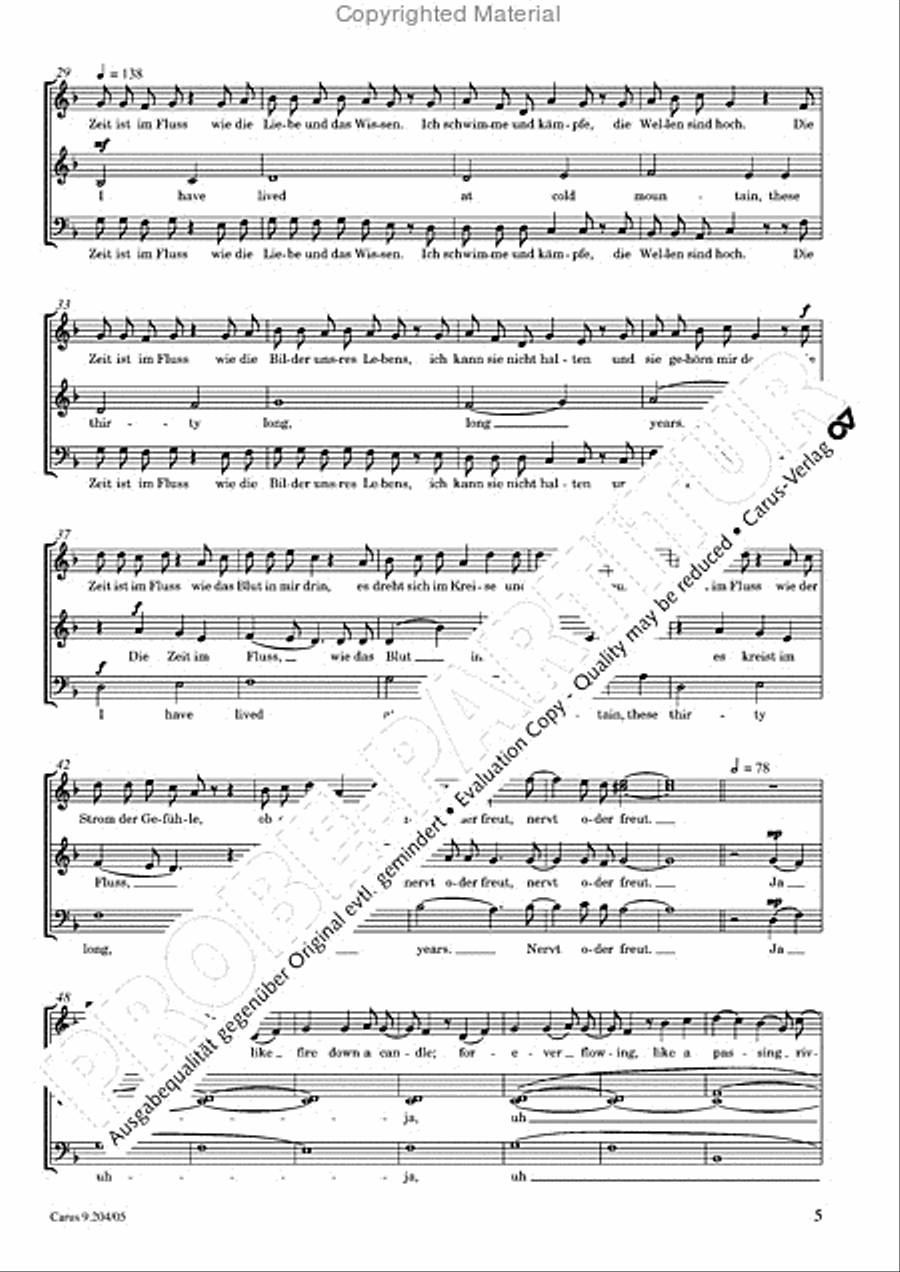 Flusse wie du 3-Part scores gallery preview page 6