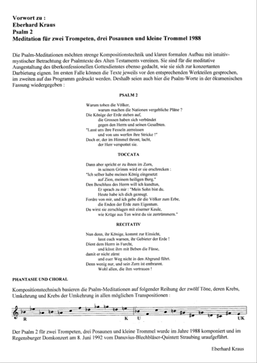 Psalm 2 Brass Ensemble scores gallery preview page 3