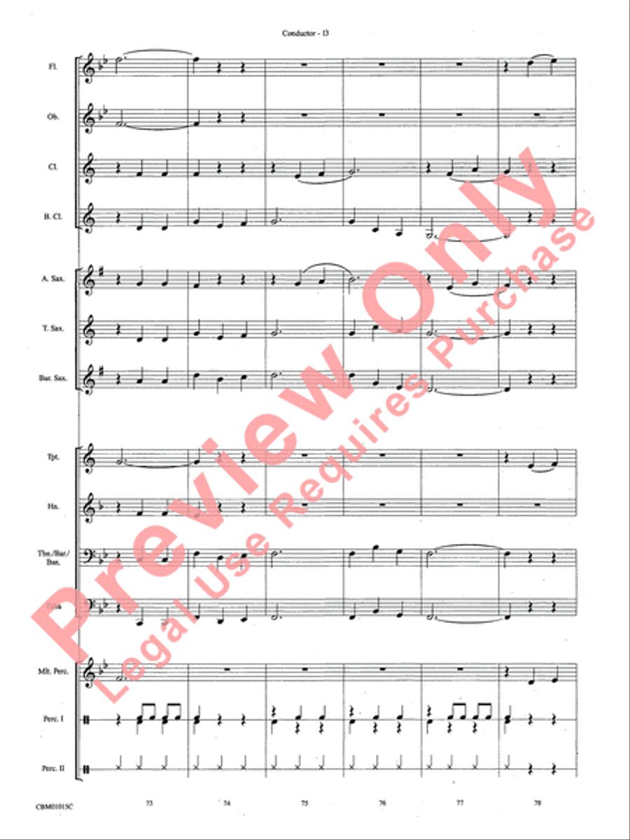 It's the Most Wonderful Time of the Year Concert Band scores gallery preview page 16
