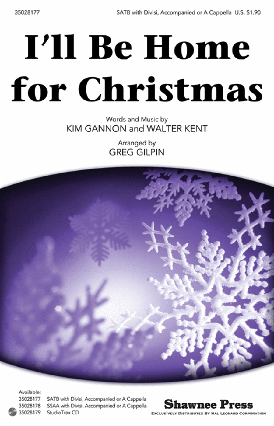 I'll Be Home for Christmas Divisi scores gallery preview page 1