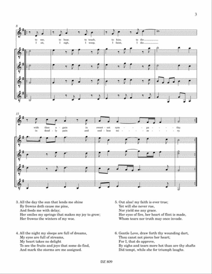 Come again! Come again! Guitar Ensemble scores gallery preview page 3