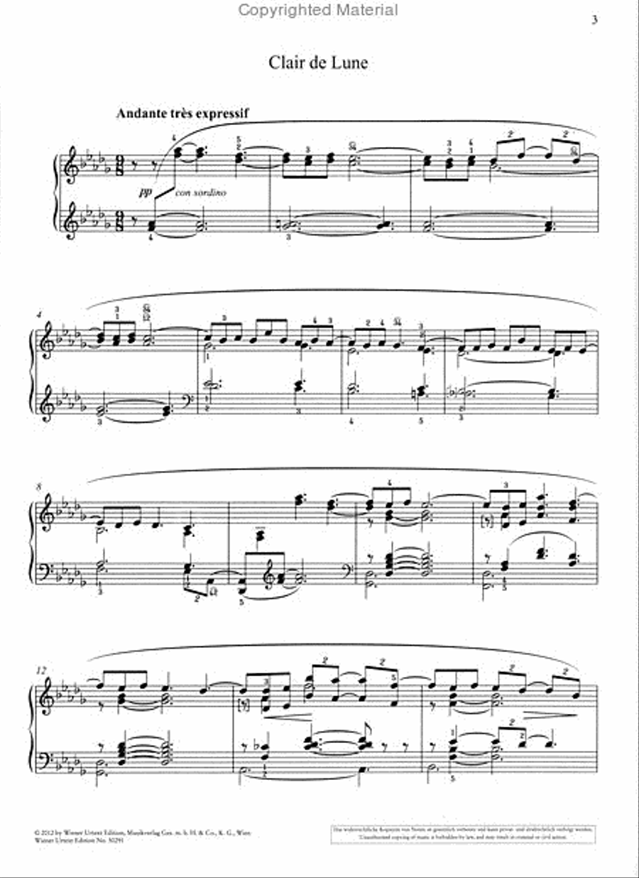 Clair De Lune Clair De Lune Chamber Music scores gallery preview page 2