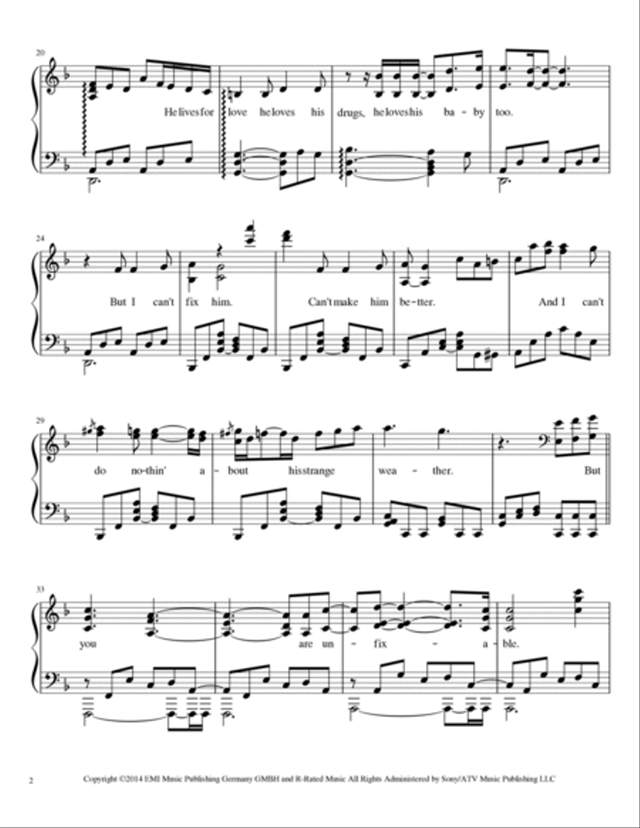 Shades Of Cool Piano Solo scores gallery preview page 2