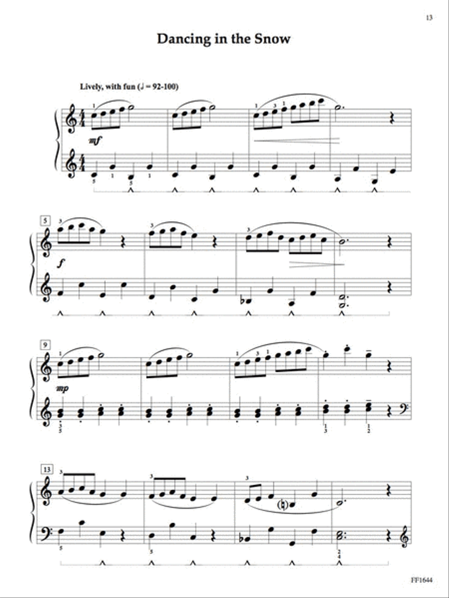 Winter Portraits Piano Solo scores gallery preview page 3
