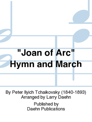 Book cover for "Joan of Arc" Hymn and March