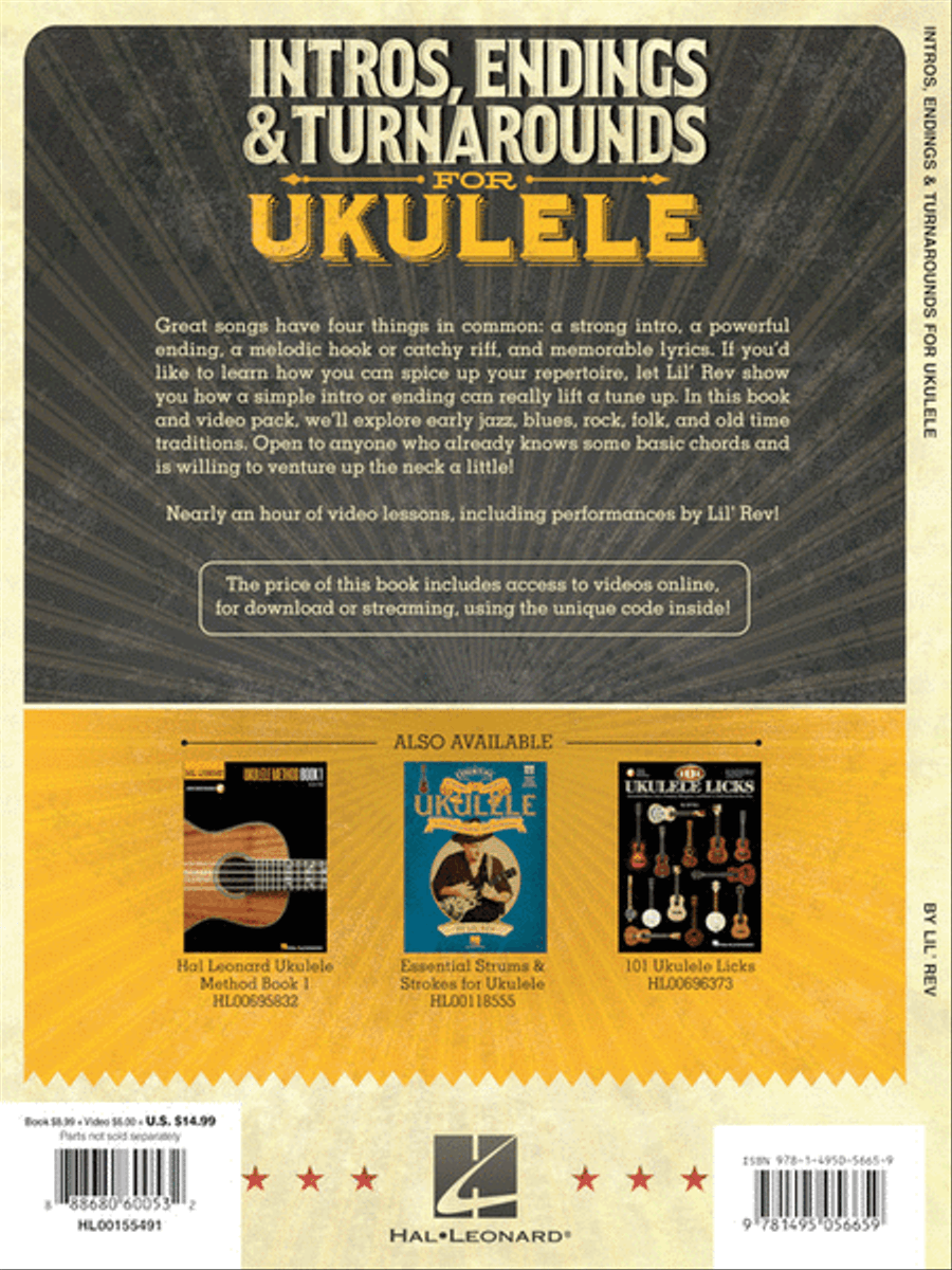 Intros, Endings & Turnarounds for Ukulele Ukulele scores gallery preview page 6