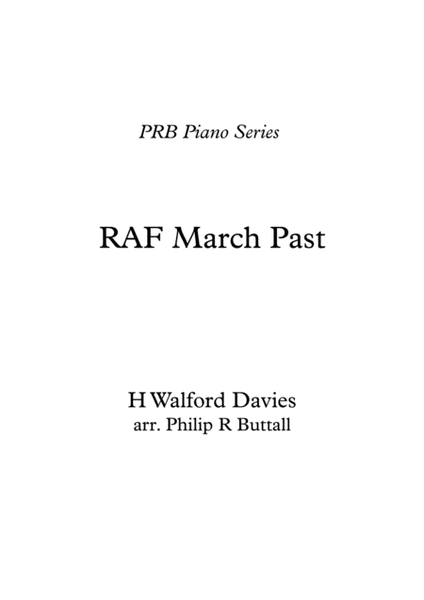 PRB Piano Series - RAF March Past (Walford Davies) image number null
