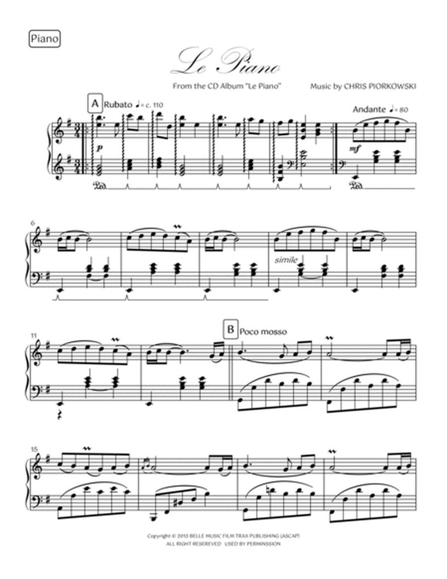 04. Le Piano -Piano Quintet