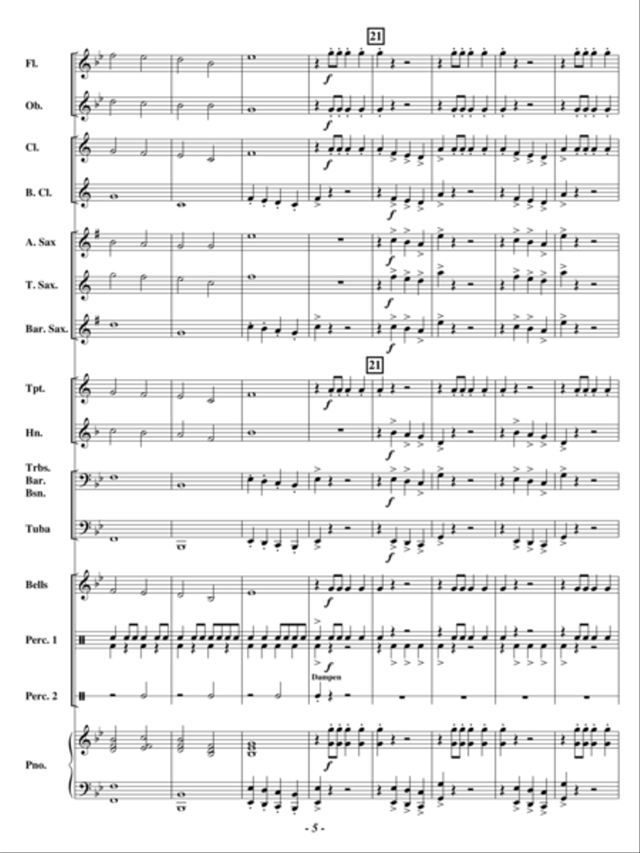 Independentia Concert Band scores gallery preview page 4