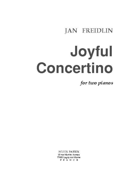 Joyful Concertino