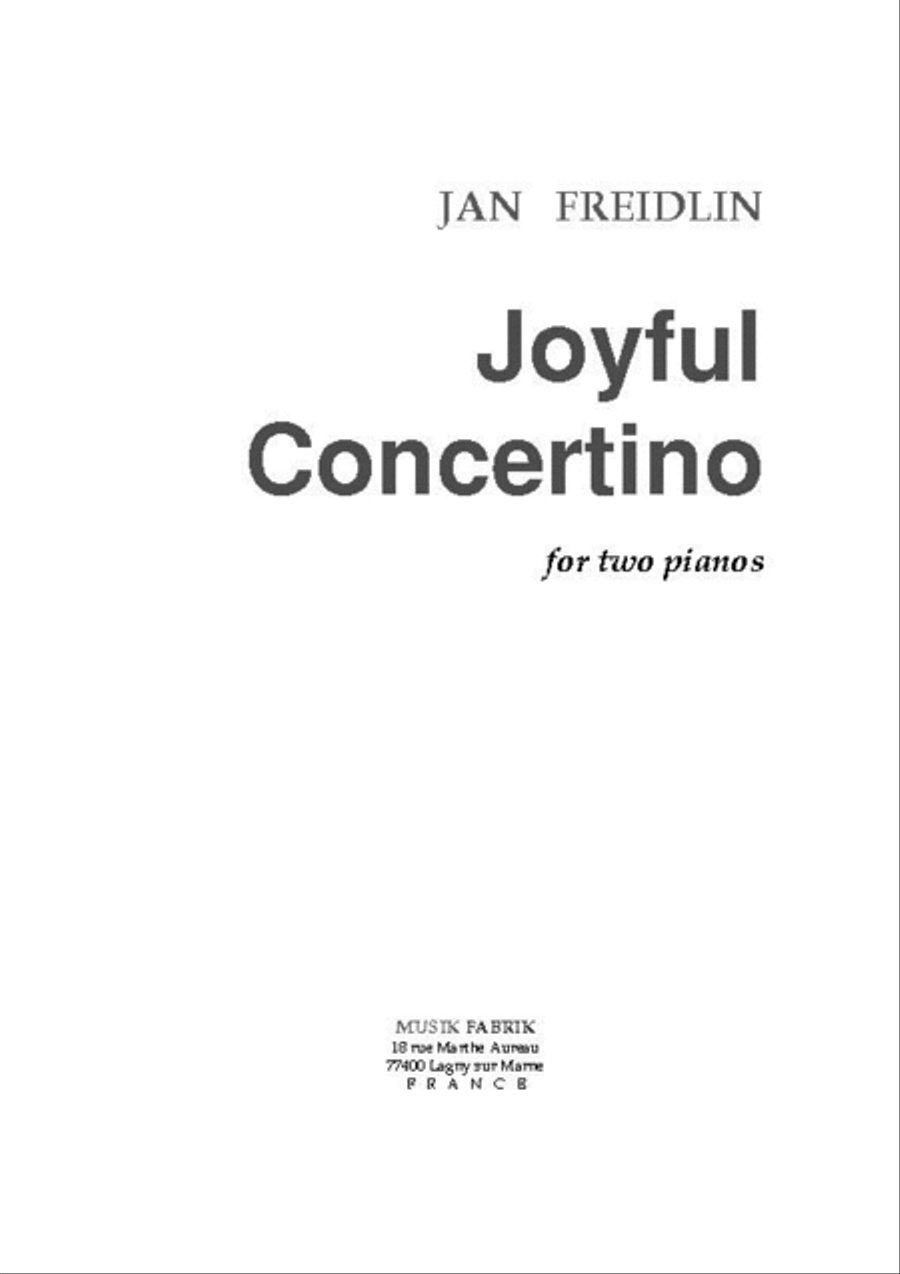 Joyful Concertino