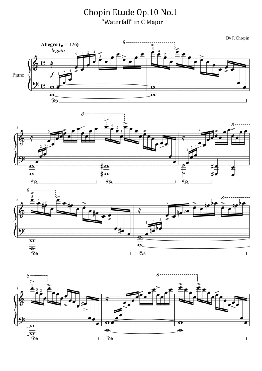 Chopin Etude Op.10 No.1 