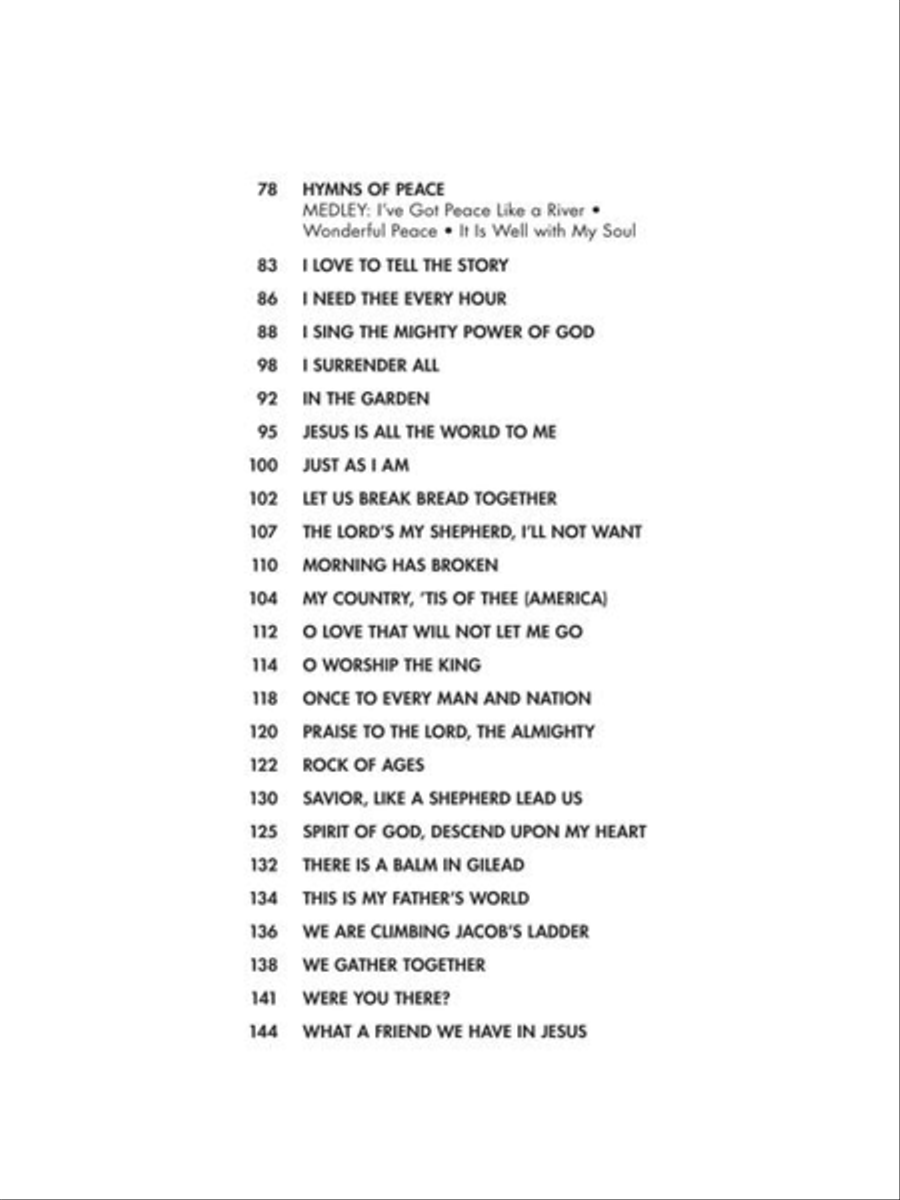 The Essential Hymn Anthology Piano Solo scores gallery preview page 6