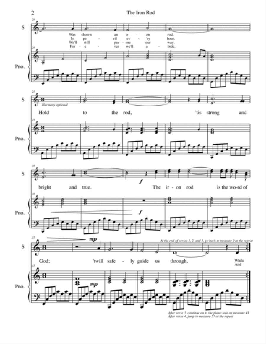 The Iron Rod High Voice scores gallery preview page 3