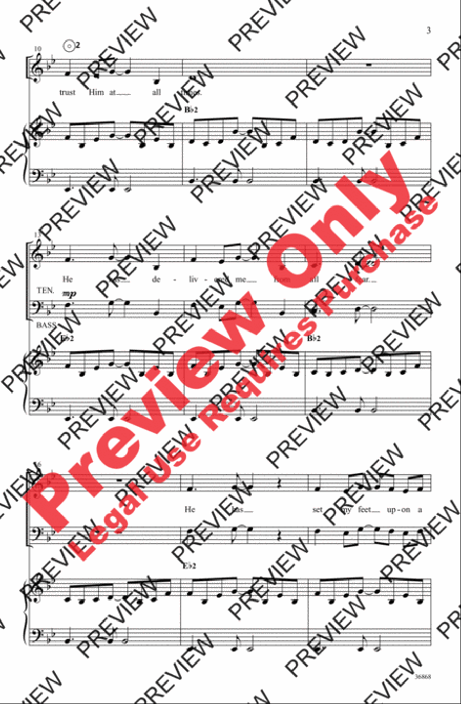 Made Me Glad Made Me Glad 4-Part scores gallery preview page 3