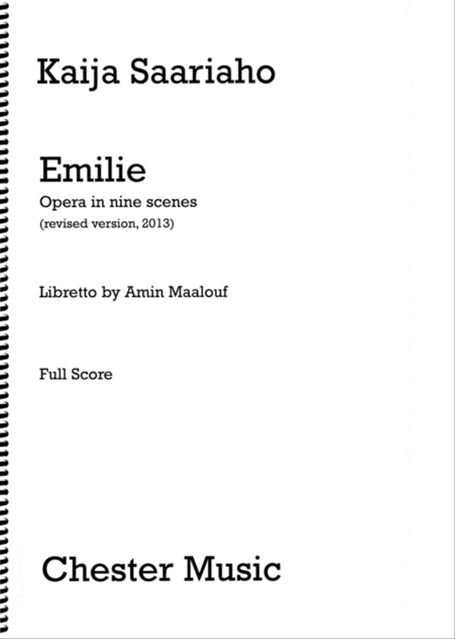 Emilie Emilie Orchestra scores gallery preview page 1
