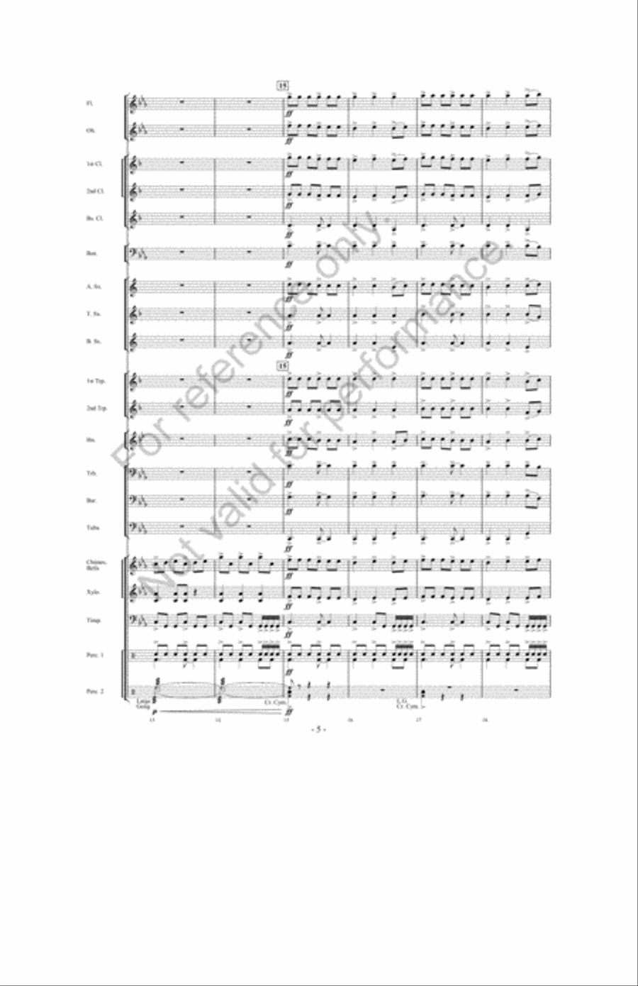 Legend of Pirates Cove Concert Band scores gallery preview page 4