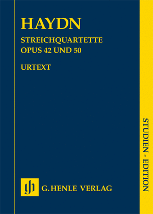 Book cover for String Quartets, Vol. VI, Op. 42 and Op. 50 (Prussian Quartets)