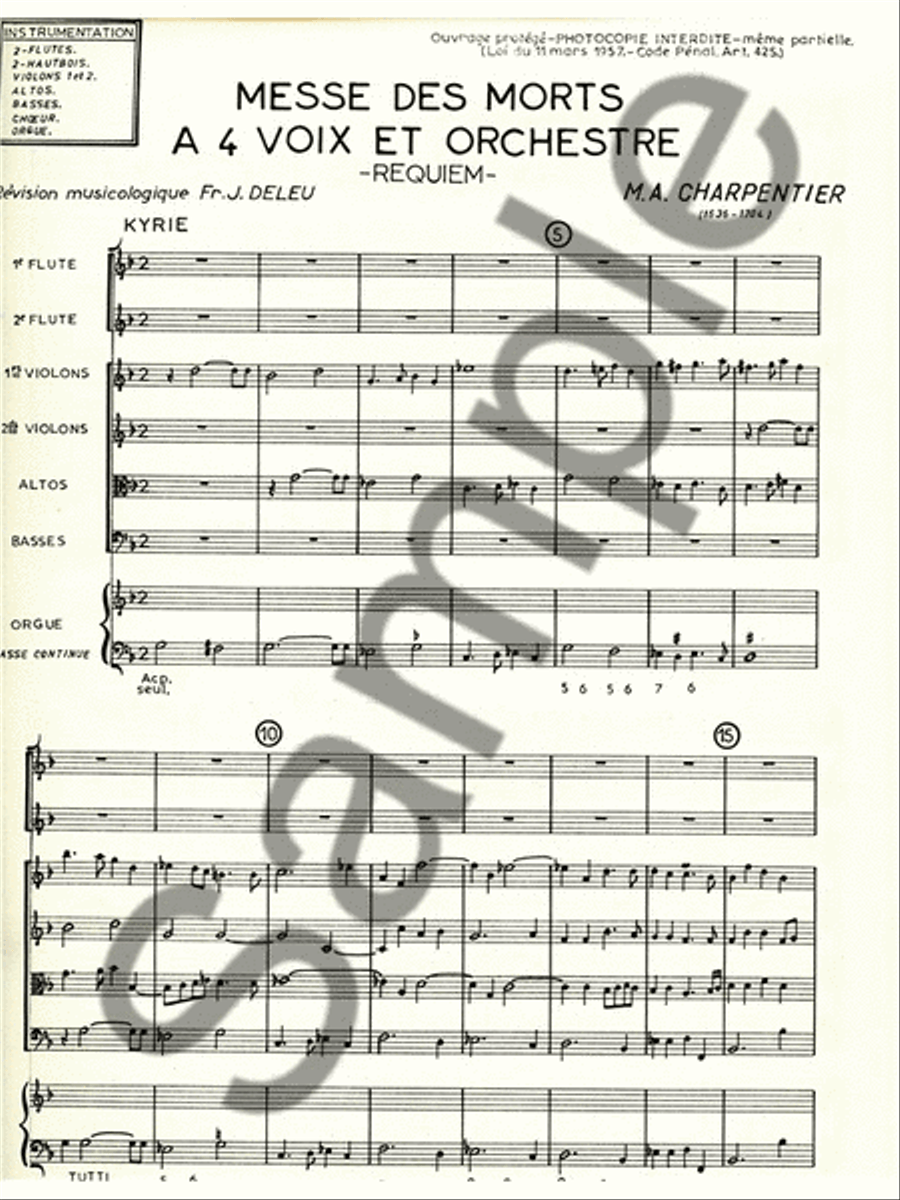 Messe Des Morts A 4 Voix In G Minor (choral-mixed Accompanied Choir scores gallery preview page 2