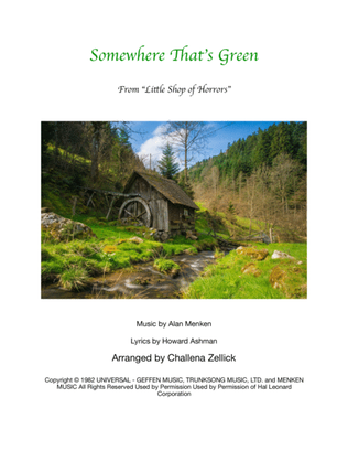 Book cover for Somewhere That's Green