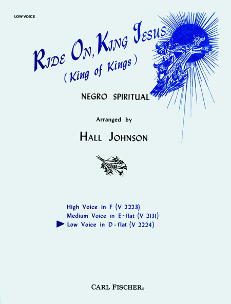 Ride On, King Jesus (King of Kings)-Low in D Flat