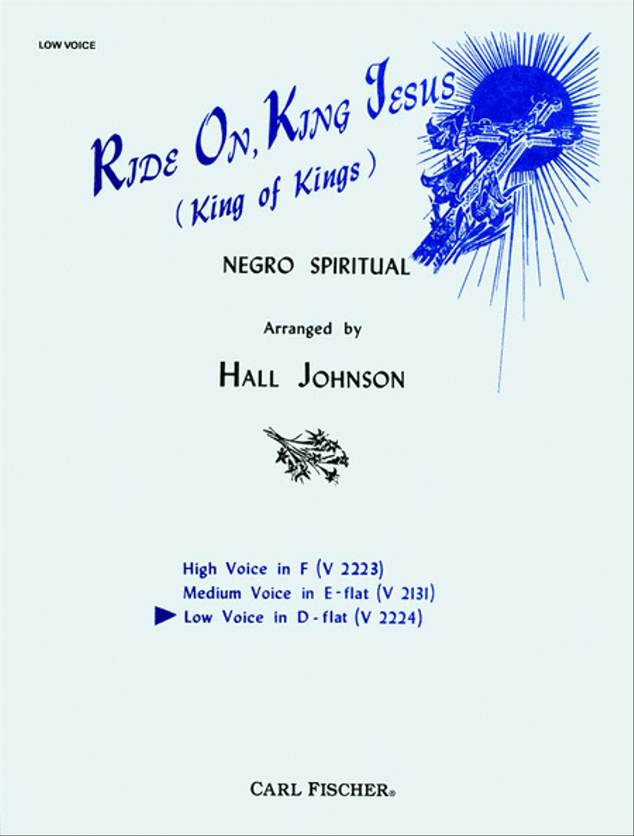 Ride On, King Jesus (King of Kings) Low Voice scores gallery preview page 1