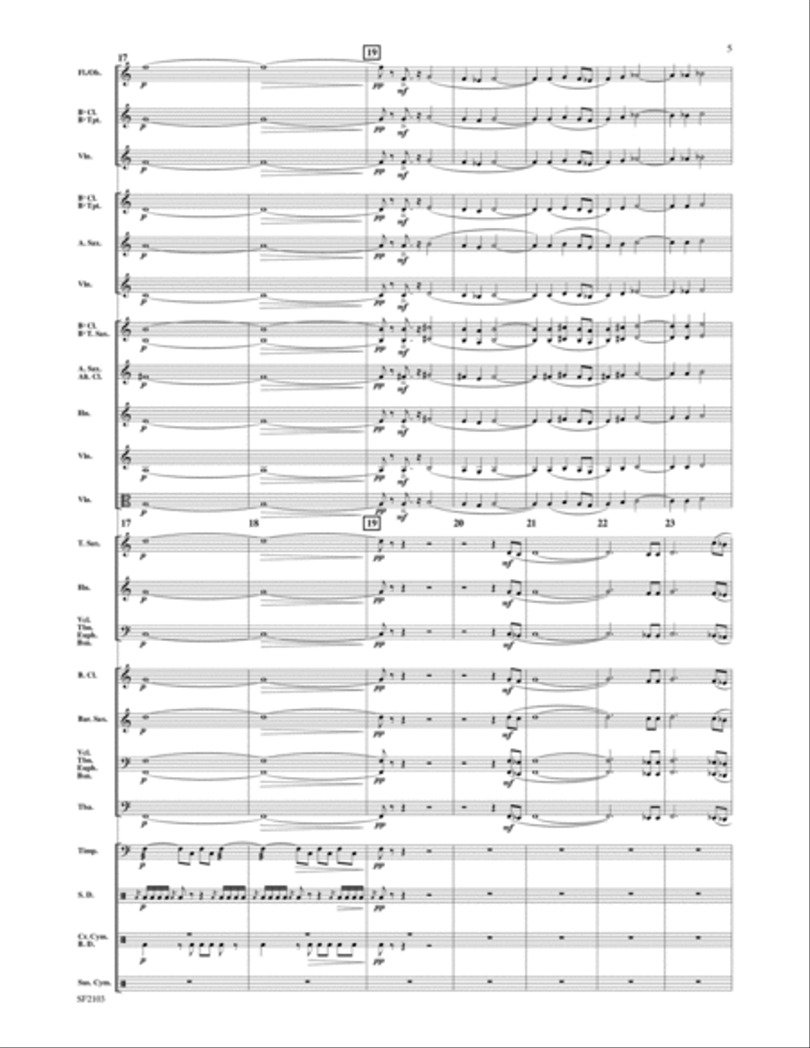 Battaglia - Full Score Concert Band scores gallery preview page 5
