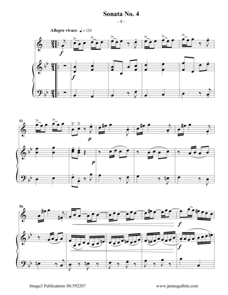 Vivaldi: Sonata No. 4 for Clarinet & Piano image number null