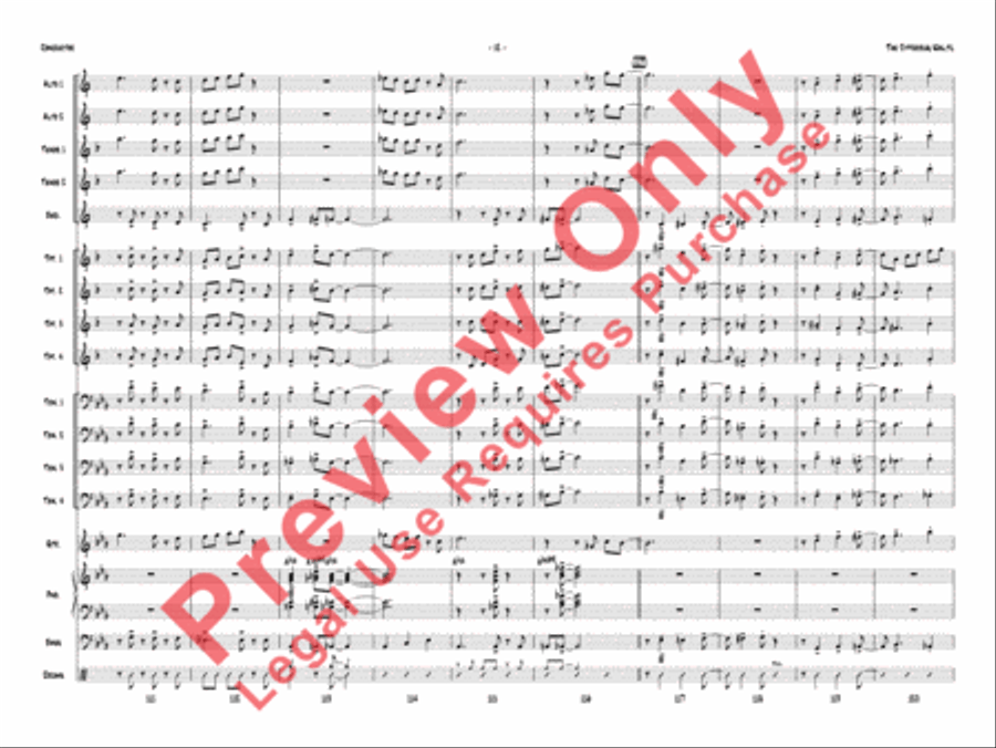 The Jitterbug Waltz Jazz Ensemble scores gallery preview page 15