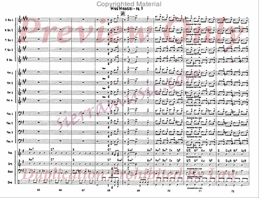 Miss Missouri Miss Missouri Big Band scores gallery preview page 10