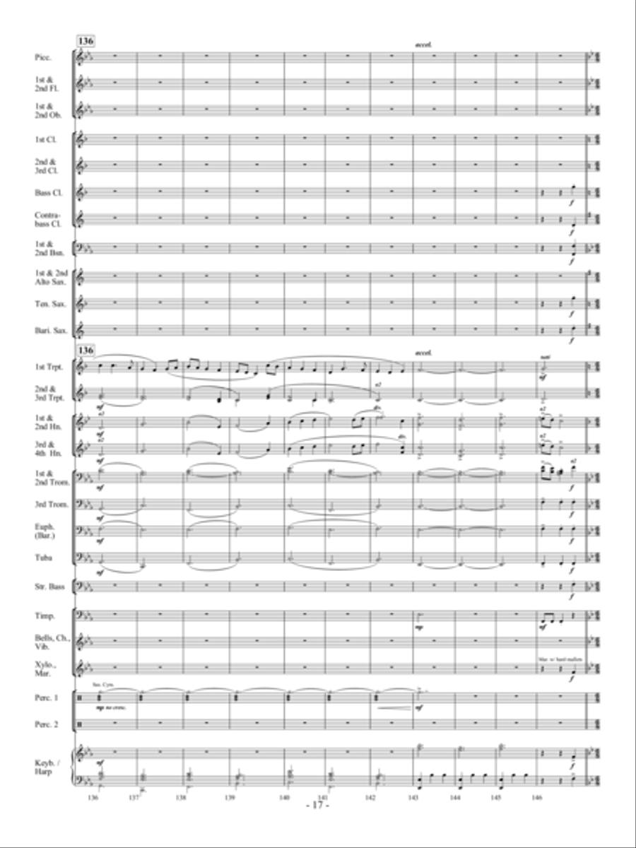 Sea Song Fantasy Sea Song Fantasy Concert Band scores gallery preview page 16