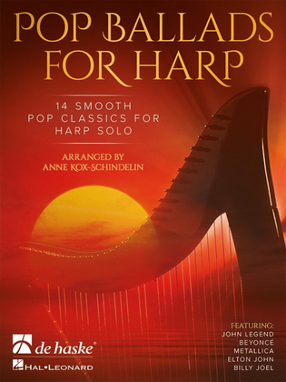 Book cover for Pop Ballads for Harp