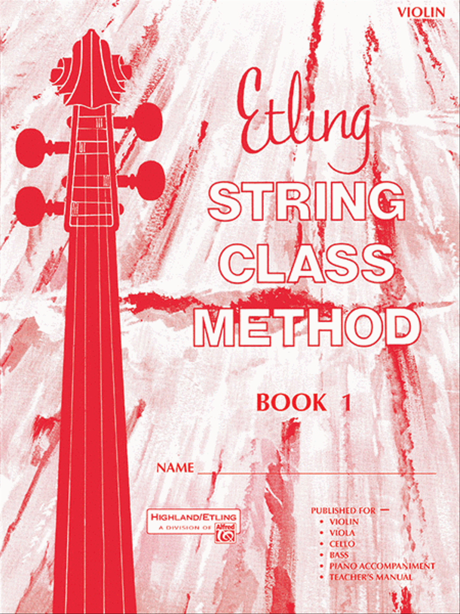 Etling String Class Method, Book 1 by Forest Etling Chamber Orchestra - Sheet Music
