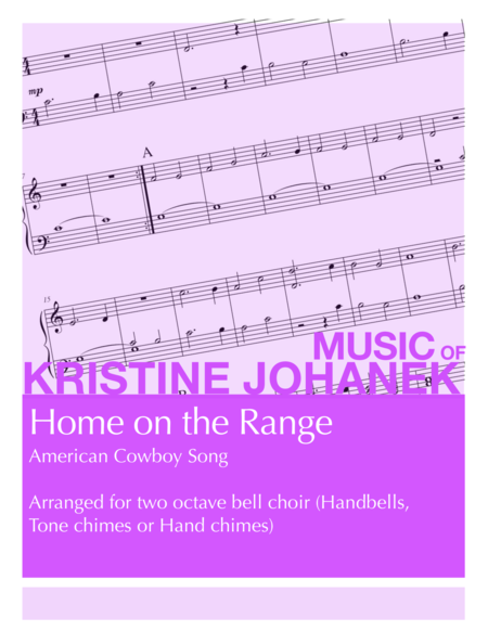 Home on the Range (2 octave handbells, tone chimes or hand chimes) image number null