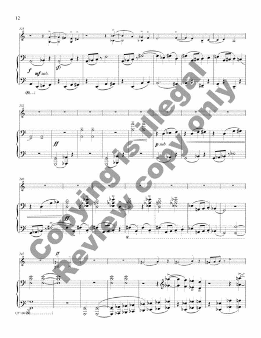 Dialog Violin Solo scores gallery preview page 15