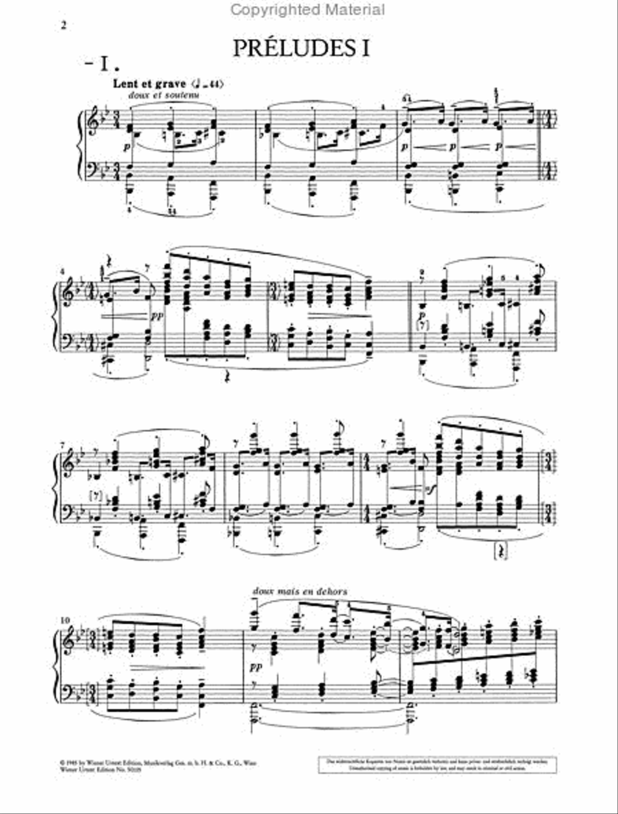 Preludes, Book 1 Preludes, Book 1 Chamber Music scores gallery preview page 2