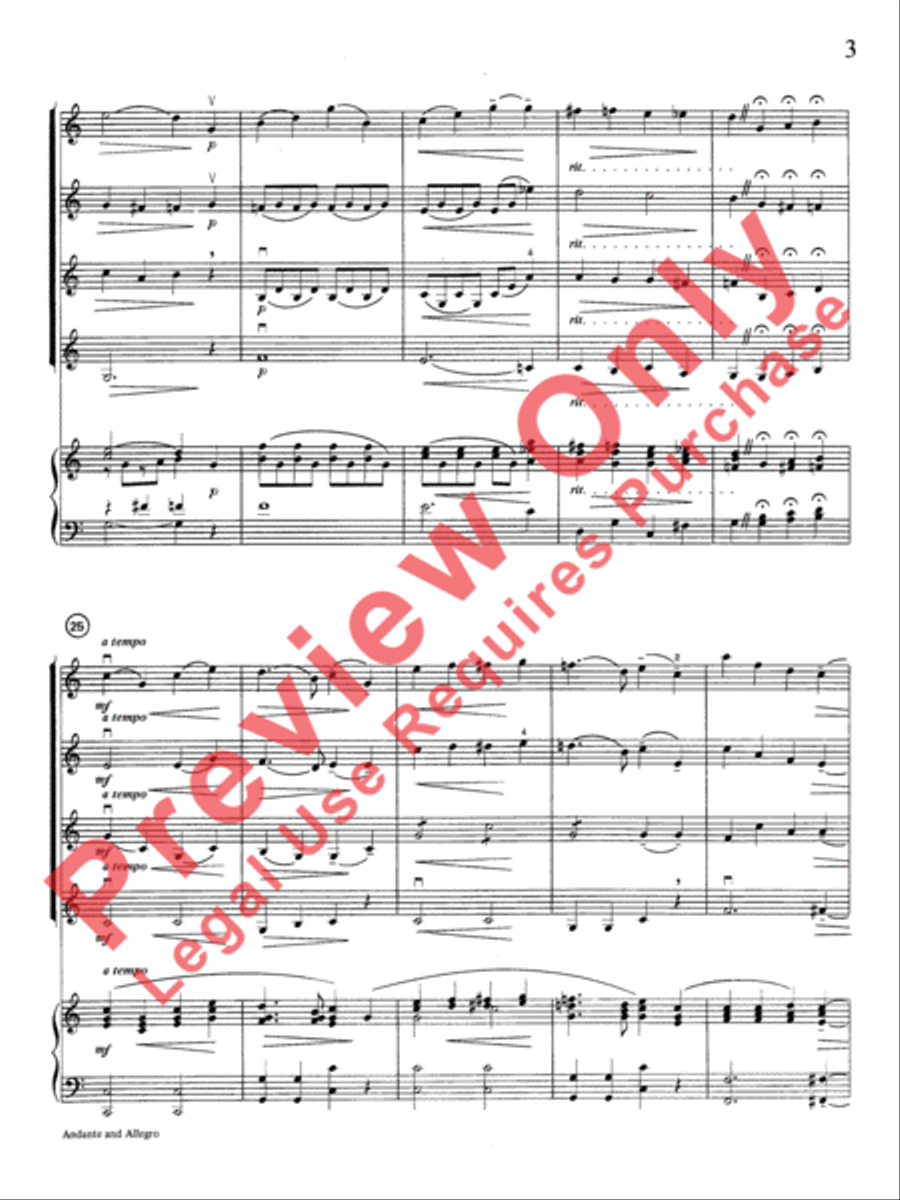 Highland/Etling Violin Quartet Series: Book 2