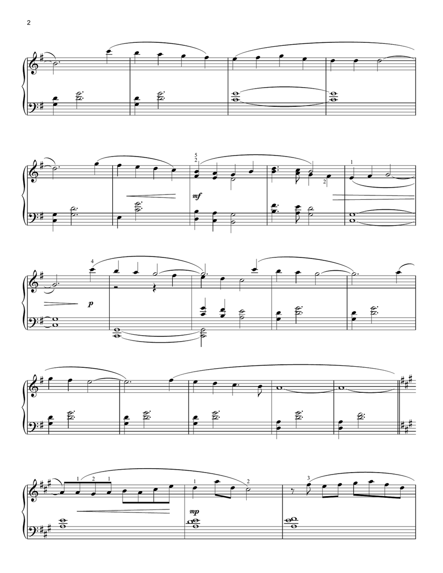 For The Beauty Of The Earth (arr. Phillip Keveren) Piano Solo scores gallery preview page 2
