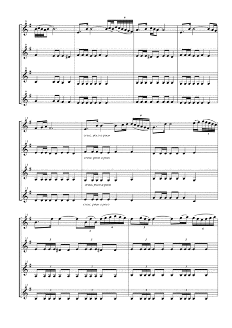 A Fistful Of Dollars Woodwind Quartet scores gallery preview page 5