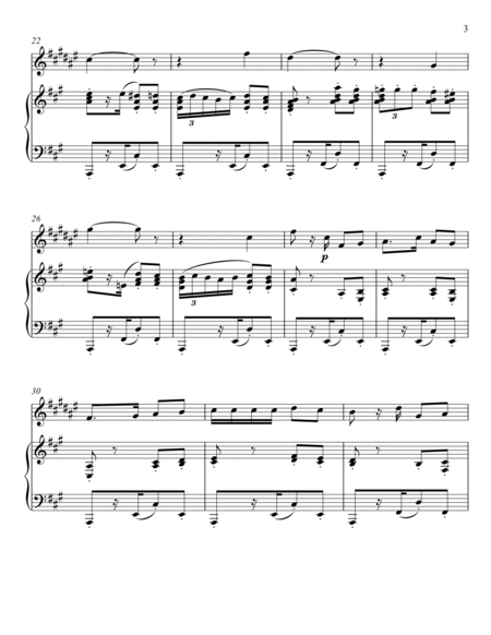Georges Bizet- Habanera "L’amour est un oiseau rebelle" (Alto Saxophone Solo) image number null