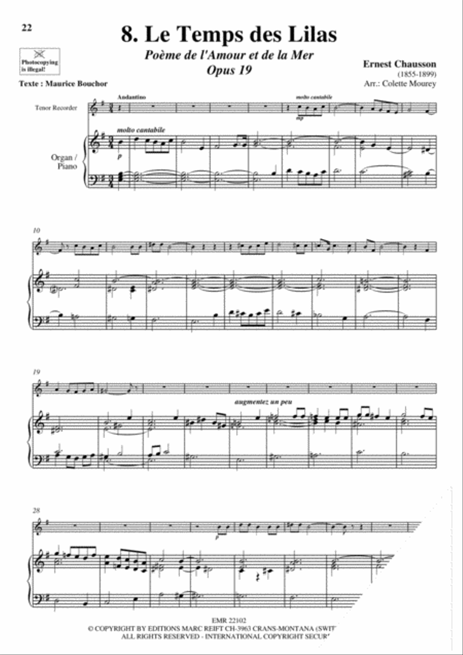 20 Greatest Meditations Tenor Recorder scores gallery preview page 10