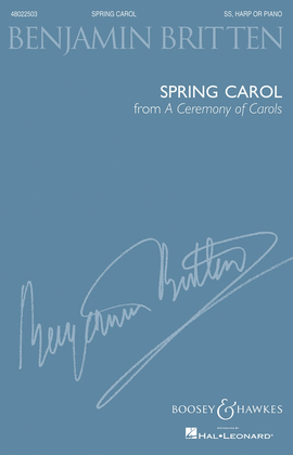 Book cover for Spring Carol (from A Ceremony of Carols)