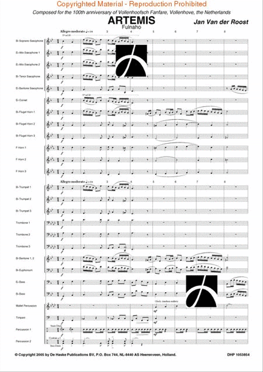 Artemis (Fulnaho) Concert Band scores gallery preview page 2