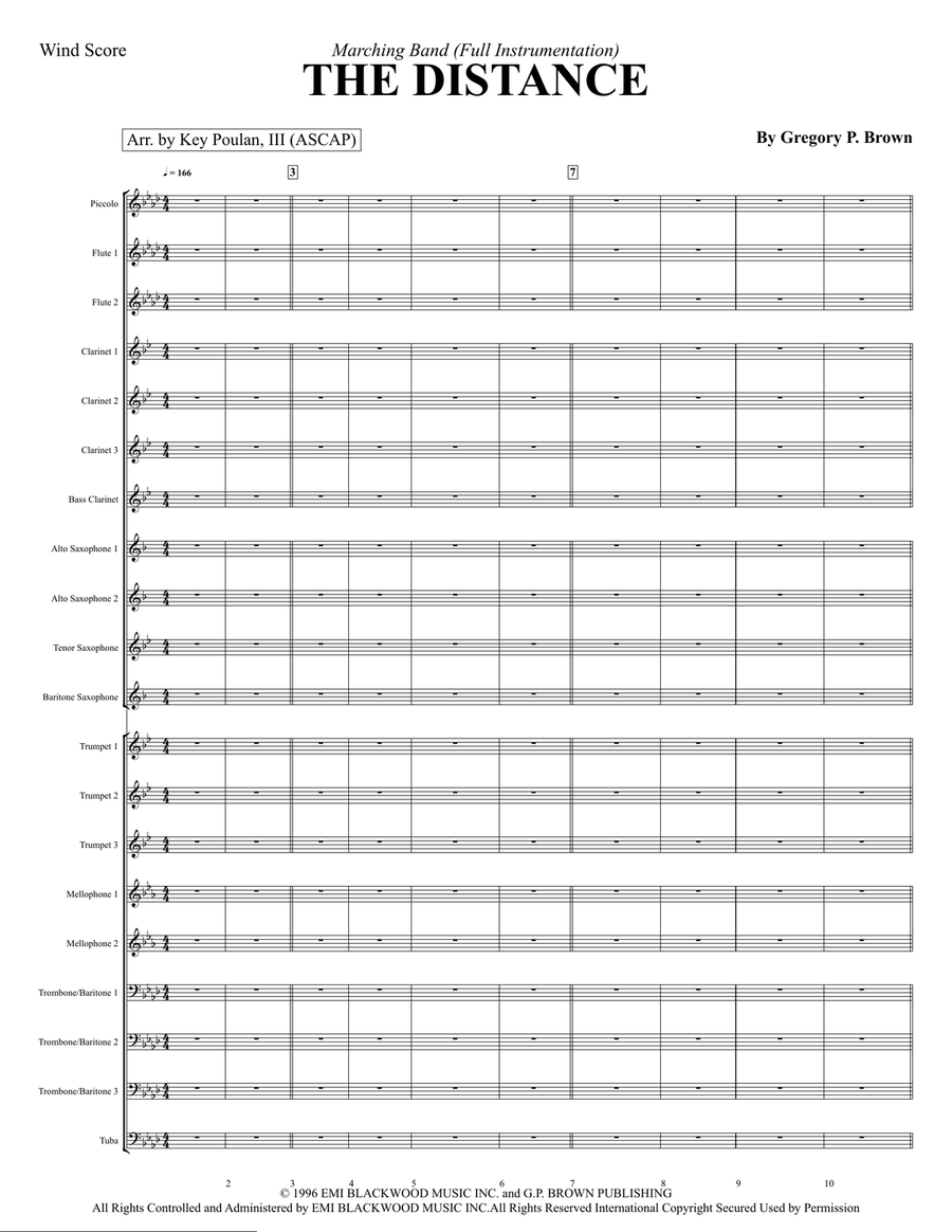 The Distance Marching Band scores gallery preview page 1