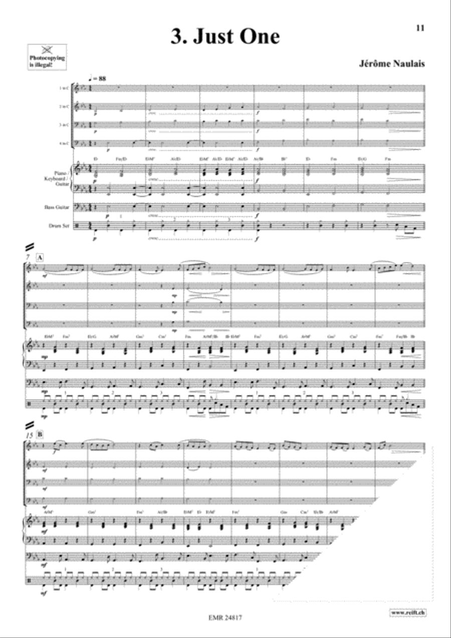 Play With Your Band Volume 3 Woodwind Quartet scores gallery preview page 6