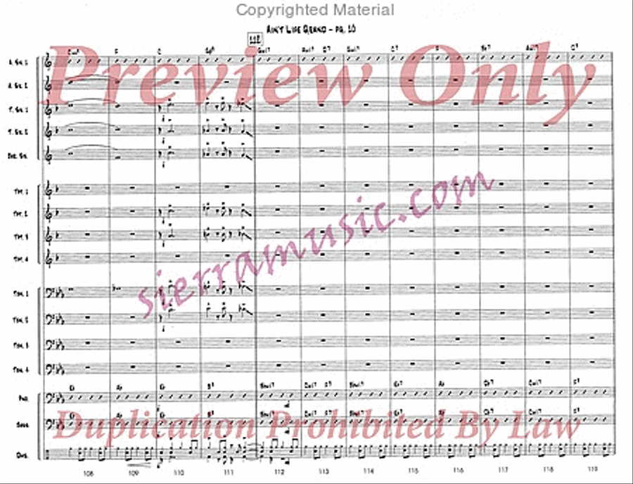 Ain't Life Grand Ain't Life Grand Big Band scores gallery preview page 11