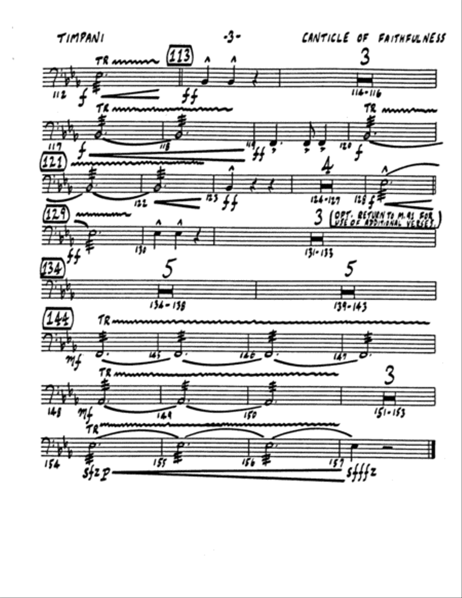 Canticle of Faithfulness- Brass Parts-Digital Download Choir scores gallery preview page 15