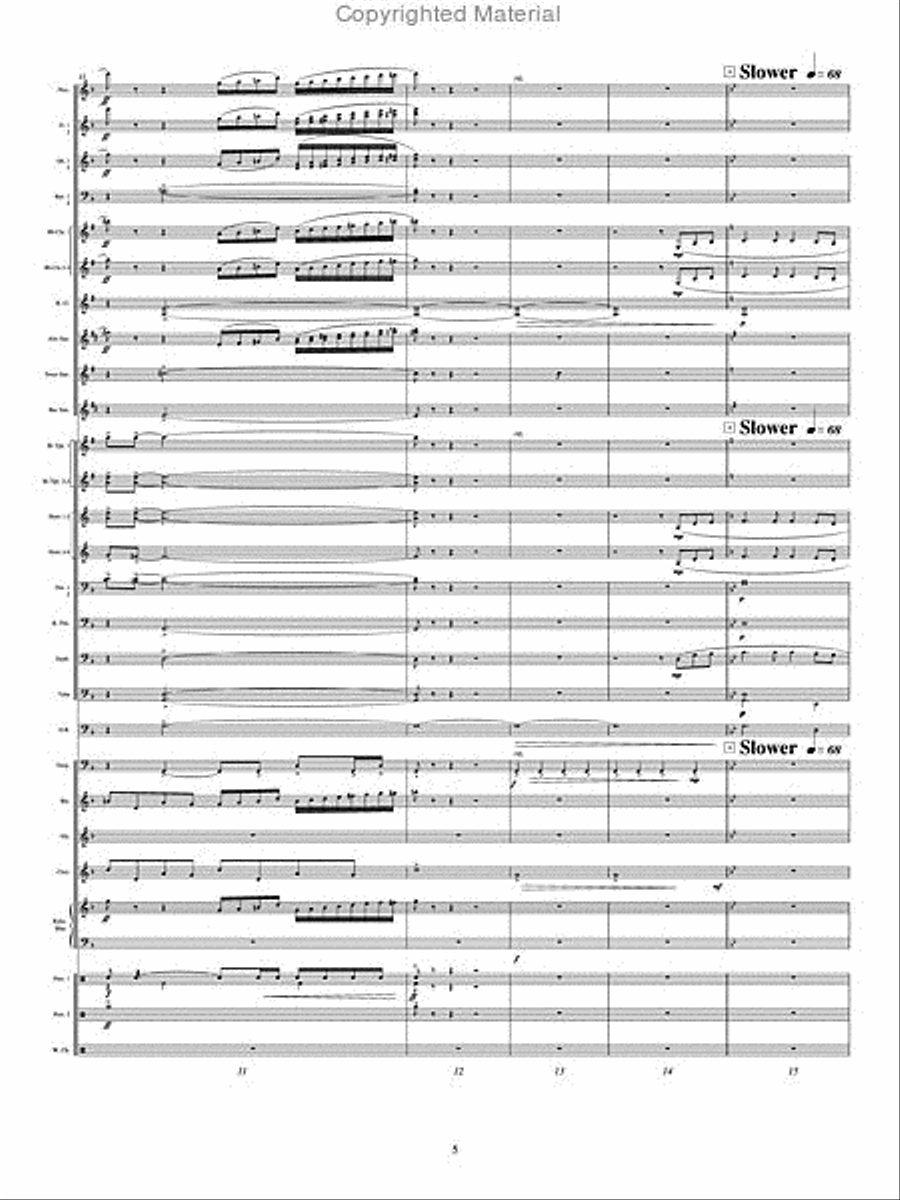 Heaven's Miracle Heaven's Miracle Concert Band scores gallery preview page 4