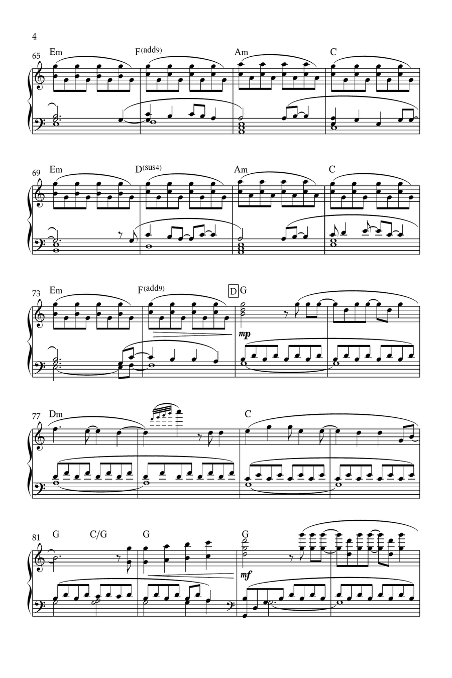 Abenteuerland Piano Solo scores gallery preview page 4