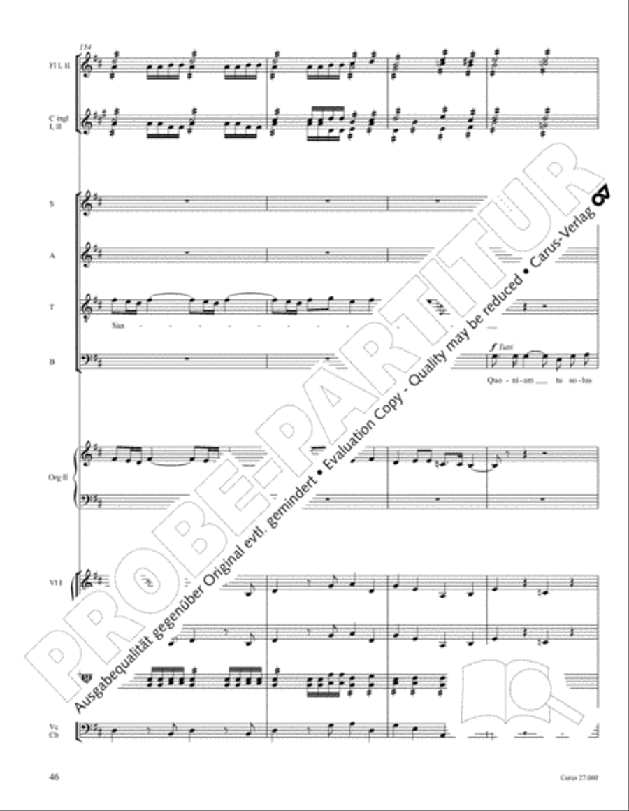 Messe a quatre voix 4-Part scores gallery preview page 57